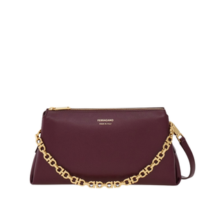 Salvatore Ferragamo - Gancini chain mini bag in Plum