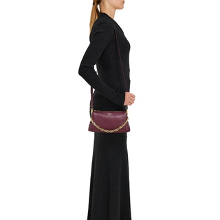 Salvatore Ferragamo - Gancini chain mini bag in Plum