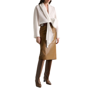 Dorothee Schumacher - POPLIN POWER blouse in Pure White