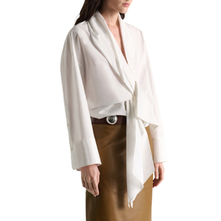 Dorothee Schumacher - POPLIN POWER blouse in Pure White
