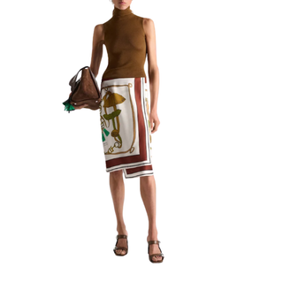 Dorothee Schumacher - EDGY LUXURY oversized stud sandal in Porcini
