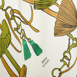 Dorothee Schumacher - COSMIC FUNGHI scarf in Brown Ribbon