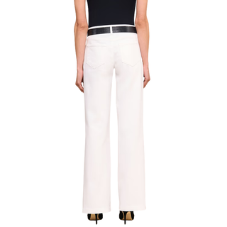 L'Agence - Joanne Low-Rise Wide-Leg Jean Blanc