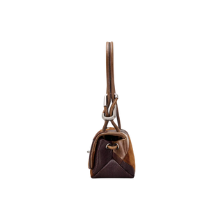 Marc Jacobs The Mini Dual Shoulder Bag Brownmulti