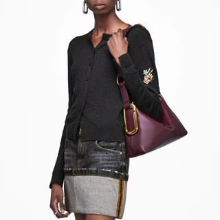 Marc Jacobs - Scene Medium Shoulder Bag in Dark Port