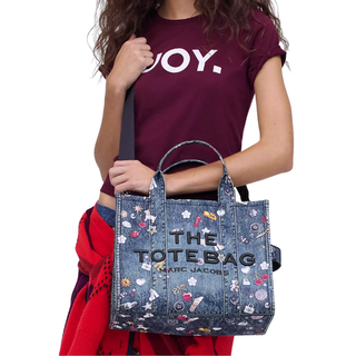 Marc Jacobs - The Trompe L'oeil Trinket Canvas Medium Tote Bag