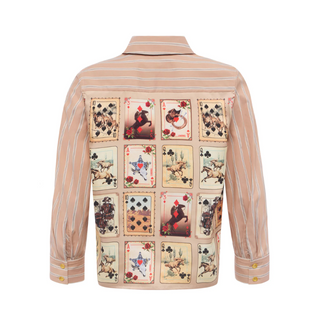 L'Agence - Fawn Western Card Print Shirt
