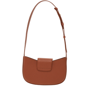 Salvatore Ferragamo - Double Gancini mini shoulder bag in Cognac
