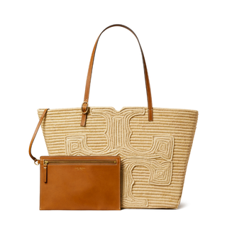 Tory Burch - Large Ella Structure Straw Tote