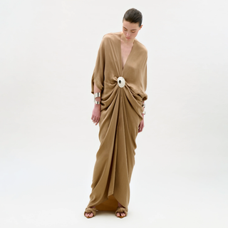 Silvia Tcherassi - Diore Tunic in Sand
