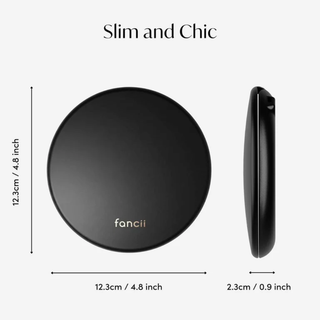 Taylor LED Compact Mirror in Charcoal Chic