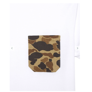 Ball and Buck - Pocket Tee in White Camo