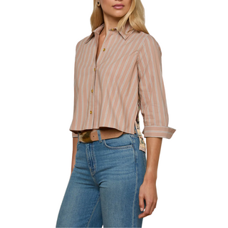 L'Agence - Fawn Western Card Print Shirt
