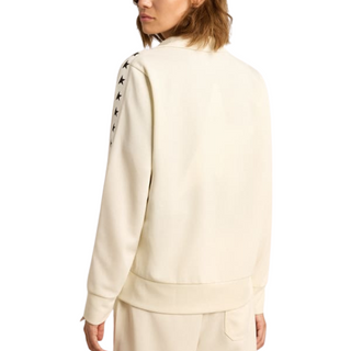 Golden Goose - Star Women's Zip Sweatshirt Papyrus/Black