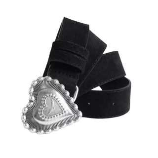 Santa Fe Crush Belt in Black