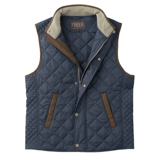 Madison Creek Outfitters - Greenville Quilted Vest in Navy