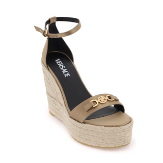 Versace - Medusa '95 Wedge Sandals Camel/Gold