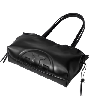 Tory Burch - Ella Recycled Drawstring Small Tote in Black