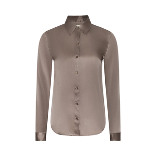 L'Agence - Tyler Silk Blouse in Light Cardamom