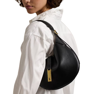 Polo Ralph Lauren - Polo ID Leather Small Shoulder Bag Black