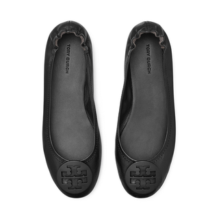 Tory Burch - Minnie Travel Ballet With Logo Black