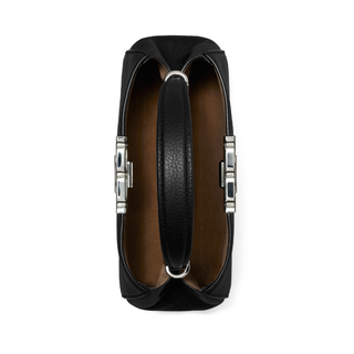 Tory Burch - Eleanor Pebbled Mini Satchel Black