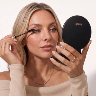 Taylor LED Compact Mirror in Charcoal Chic