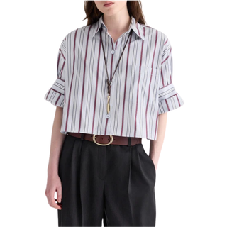 TWP - Next Ex Shirt in Striped Superfine Poplin
