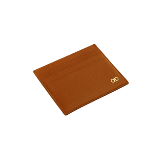 Ferragamo - Micro Gancio CC Holder Newcognac/Nero
