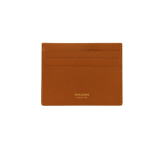 Ferragamo - Micro Gancio CC Holder Newcognac/Nero