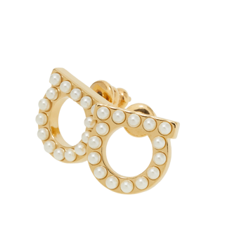 Salvatore Ferragamo - Giancini Pearls Earrings Gold