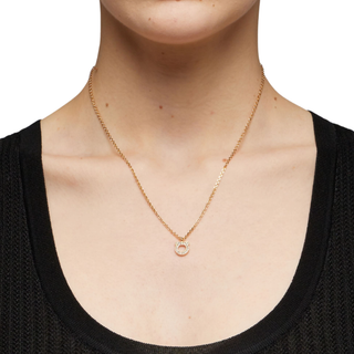 Salvatore Ferragamo - Gancini crystals necklace gold (S)