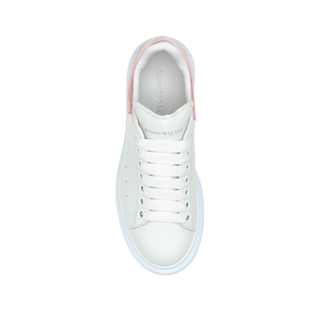Alexander McQueen - Women's Oversized Sneaker in White/Clay Croc