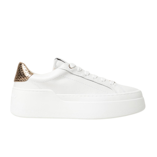 Salvatore Ferragamo - Dahlia Wedge Sneaker Optic White Gold