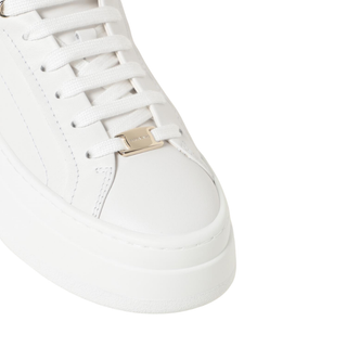 Salvatore Ferragamo - Dahlia Wedge Sneaker Optic White Gold