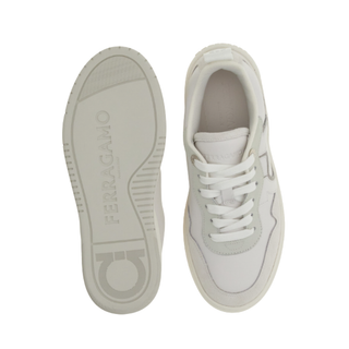 Salvatore Ferragamo - Gancini sneaker in Optic White