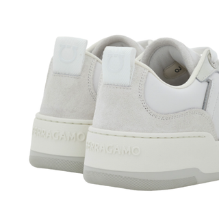 Salvatore Ferragamo - Gancini sneaker in Optic White