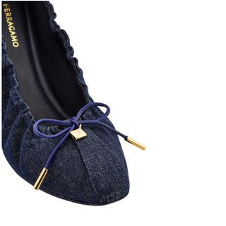 Salvatore Ferragamo - Women's Joelle Denim Ballet Flat