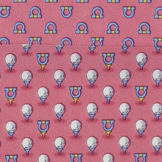 Salvatore Ferragamo - Albatross Tie Rosa/Azzurro