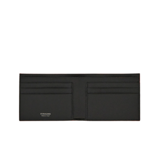Salvatore Ferragamo - Men's Wallet in Black/Flame Red