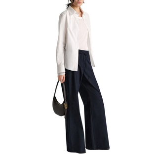 Dorothee Schumacher - POPLIN POWER II pants in Dark Navy