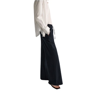 Dorothee Schumacher - POPLIN POWER II pants in Dark Navy