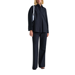 Dorothee Schumacher  - POPLIN POWER II blouse in Dark Navy