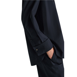 Dorothee Schumacher  - POPLIN POWER II blouse in Dark Navy