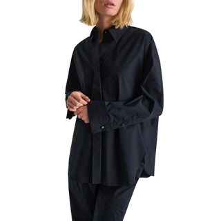 Dorothee Schumacher  - POPLIN POWER II blouse in Dark Navy