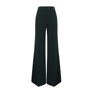Zimmermann - Valiant Wool Flare Pant in Bottle Green
