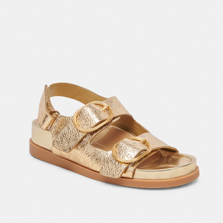 Dolce Vita -Starla Sandals Gold Distressed Leather