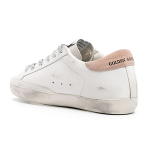 【関税&送料込】Golden Goose Sneaker Super Star Bianco E Ros Golden Goose - SUPER STAR LEATHER SNEAKER - OPTICWHT
