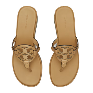 Tory Burch - Miller Wedge Sandal - Ginger Shortbread