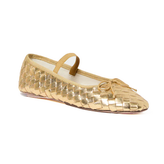 Loeffler Randall - Gold Woven Ballet Flat